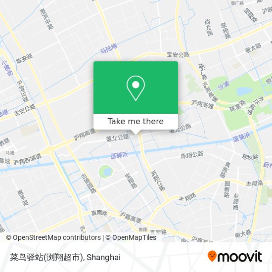 菜鸟驿站(浏翔超市) map