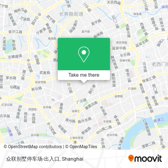 众联别墅停车场-出入口 map