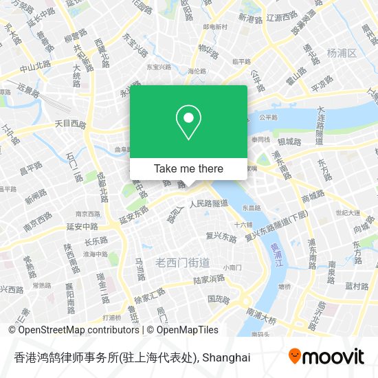 香港鸿鹄律师事务所(驻上海代表处) map