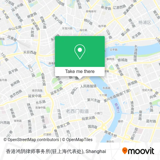 香港鸿鹄律师事务所(驻上海代表处) map