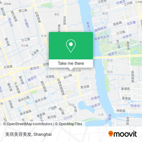 美琪美容美发 map