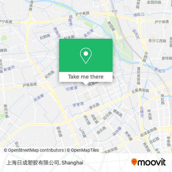 上海日成塑胶有限公司 map