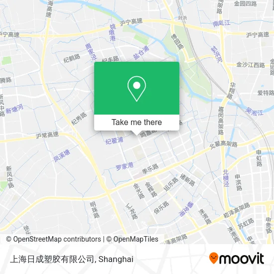 上海日成塑胶有限公司 map
