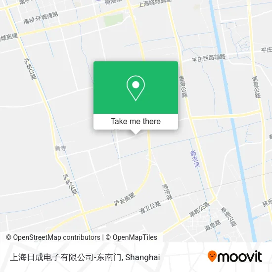 上海日成电子有限公司-东南门 map