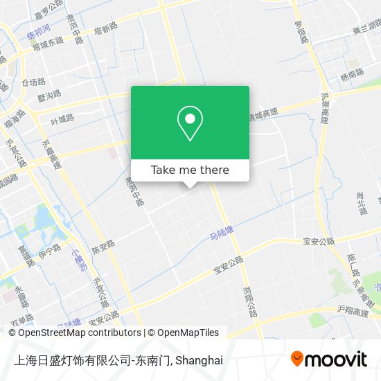 上海日盛灯饰有限公司-东南门 map