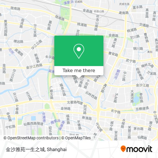 金沙雅苑一生之城 map