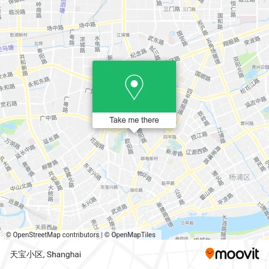 天宝小区 map