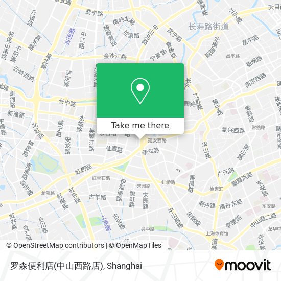 罗森便利店(中山西路店) map