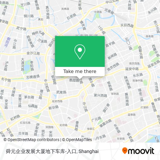 舜元企业发展大厦地下车库-入口 map