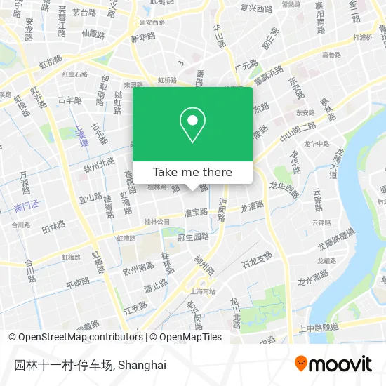 园林十一村-停车场 map