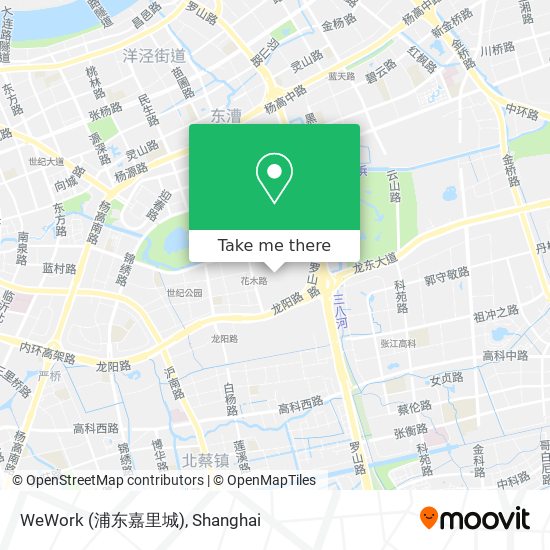 WeWork (浦东嘉里城) map