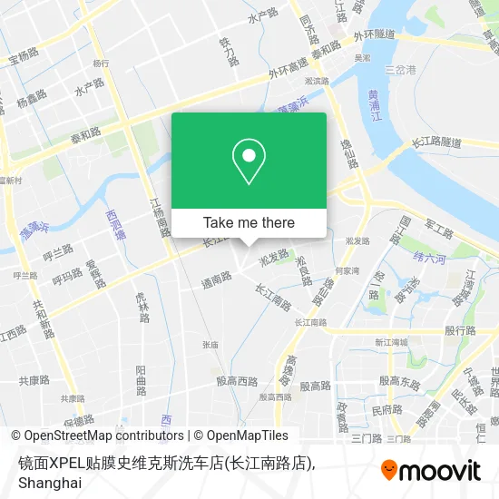 镜面XPEL贴膜史维克斯洗车店(长江南路店) map