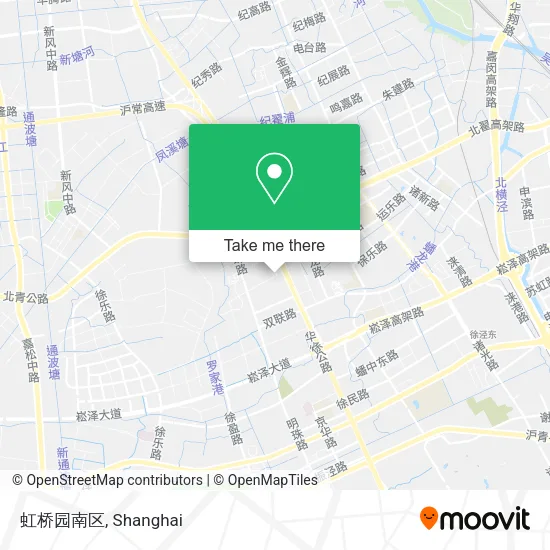 虹桥园南区 map
