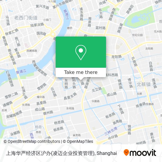 上海华严经济区沪办(凌迈企业投资管理) map
