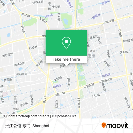 张江公馆-东门 map