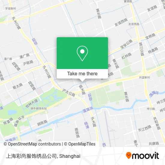 上海彩尚服饰绣品公司 map