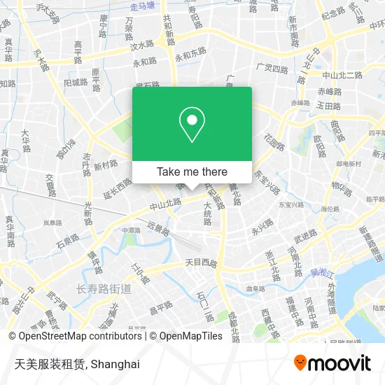 天美服装租赁 map