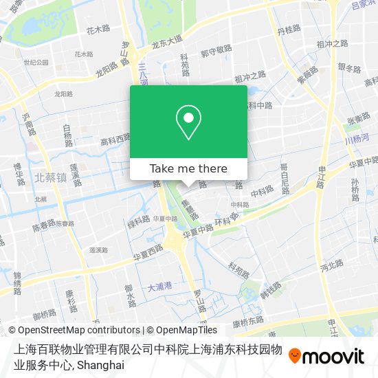 上海百联物业管理有限公司中科院上海浦东科技园物业服务中心 map