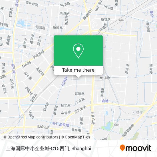 上海国际中小企业城-C15西门 map