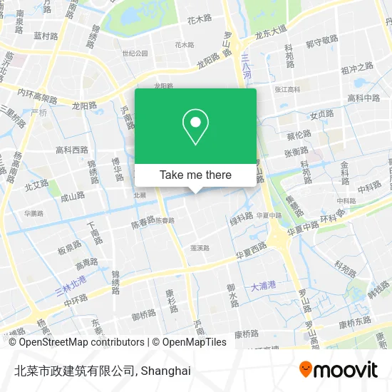 北菜市政建筑有限公司 map