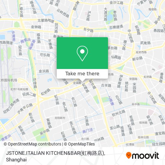 JSTONE.ITALIAN KITCHEN&BAR(虹梅路店) map