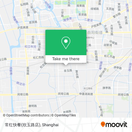 常红快餐(欣玉路店) map