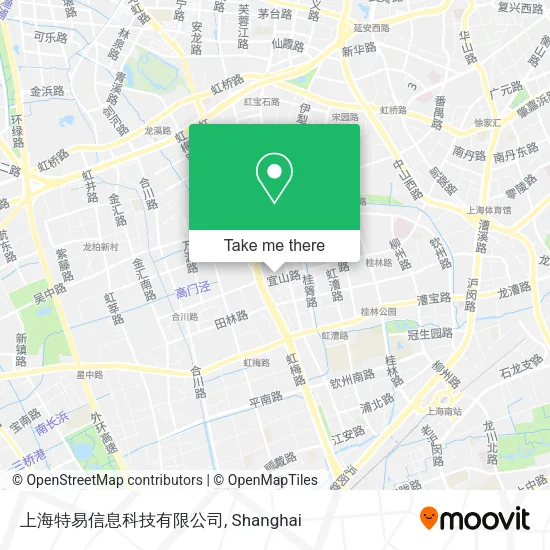 上海特易信息科技有限公司 map