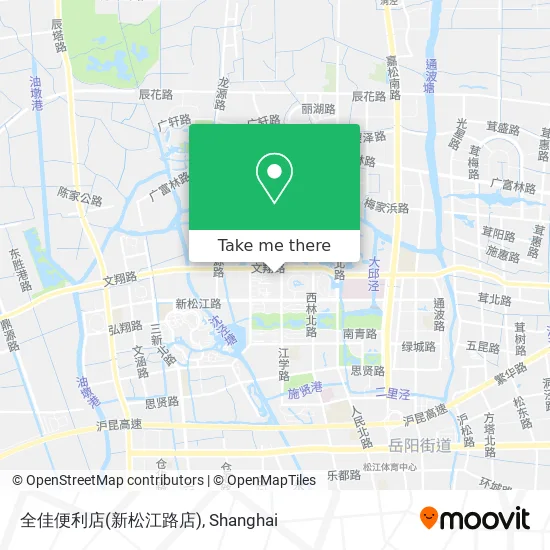全佳便利店(新松江路店) map