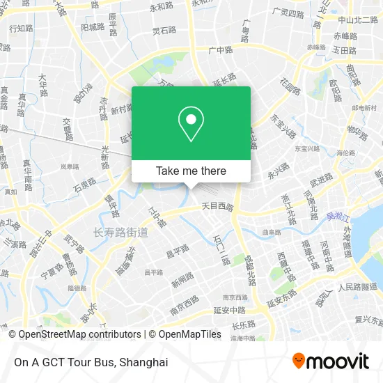 On A GCT Tour Bus map