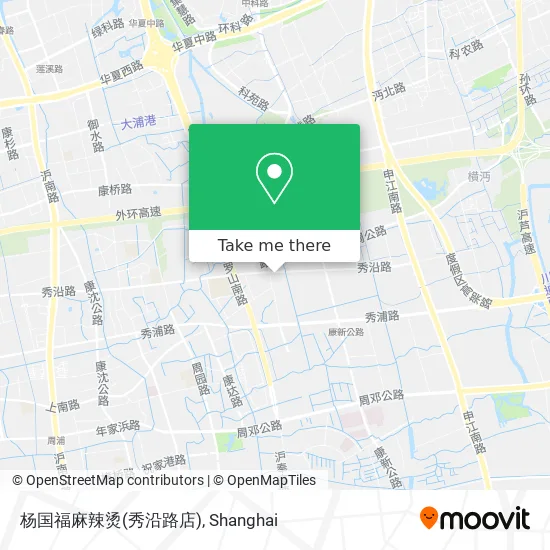 杨国福麻辣烫(秀沿路店) map