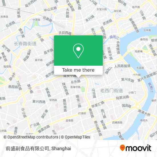 前盛副食品有限公司 map