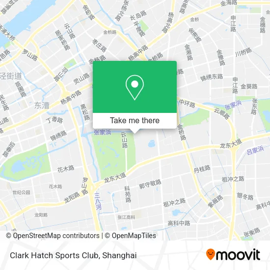 Clark Hatch Sports Club map