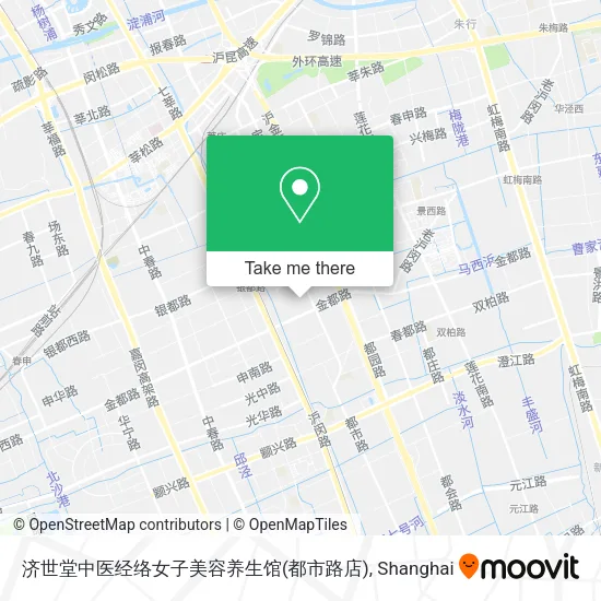 济世堂中医经络女子美容养生馆(都市路店) map