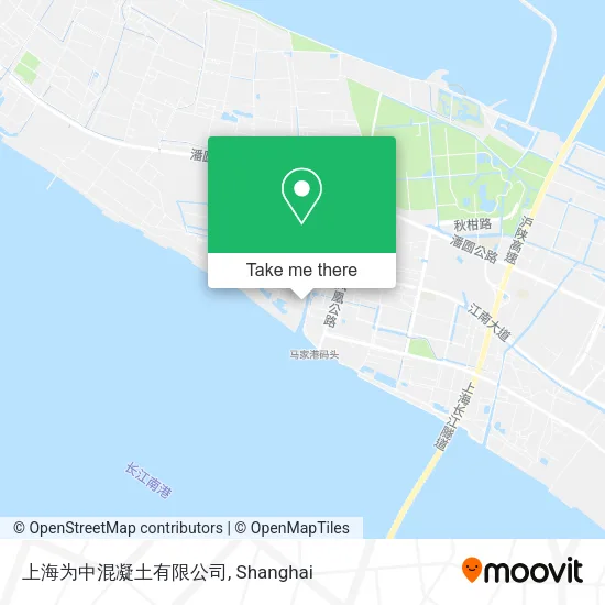 上海为中混凝土有限公司 map