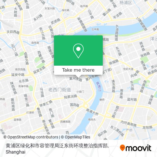 黄浦区绿化和市容管理局泛东街环境整治指挥部 map