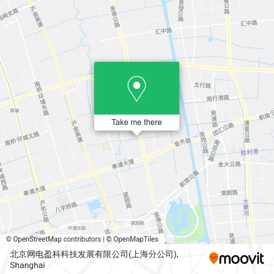 北京网电盈科科技发展有限公司(上海分公司) map