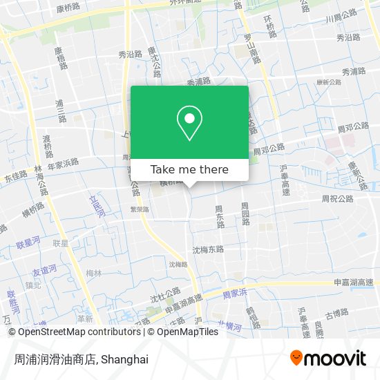 周浦润滑油商店 map