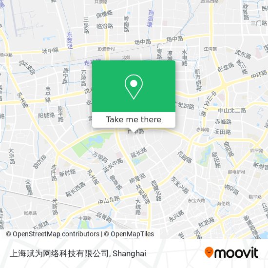 上海赋为网络科技有限公司 map