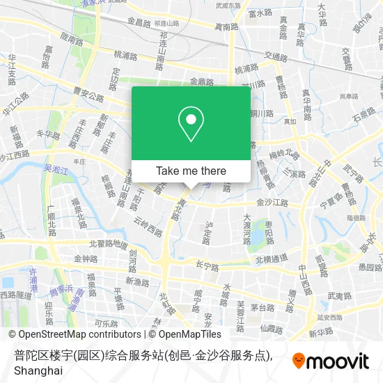 普陀区楼宇(园区)综合服务站(创邑·金沙谷服务点) map