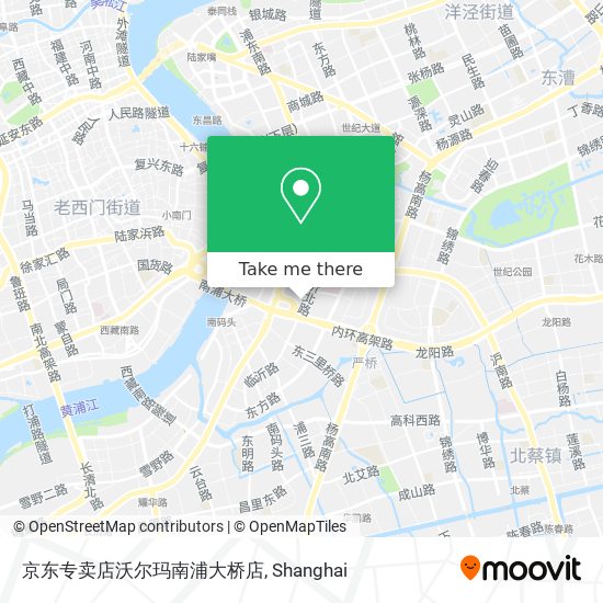 京东专卖店沃尔玛南浦大桥店 map
