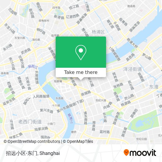 招远小区-东门 map