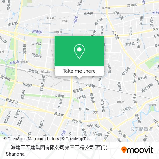 上海建工五建集团有限公司第三工程公司(西门) map