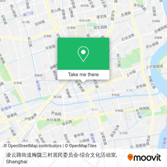 凌云路街道梅陇三村居民委员会-综合文化活动室 map