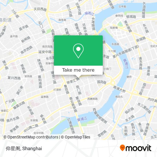 仰星阁 map