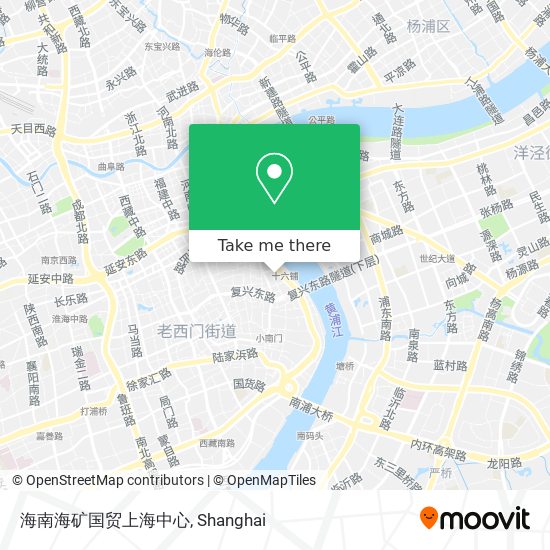 海南海矿国贸上海中心 map