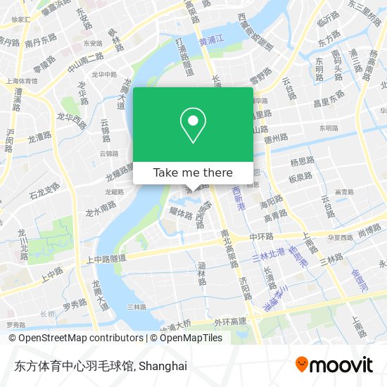 东方体育中心羽毛球馆 map