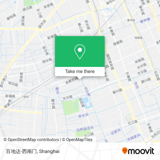 百地达-西南门 map