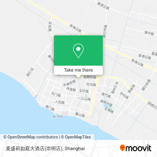 麦盛莉如庭大酒店(崇明店) map