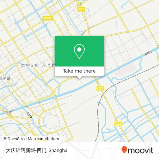 大庆锦绣新城-西门 map