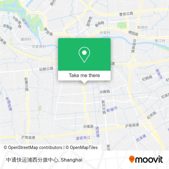 中通快运浦西分拨中心 map